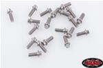 M1.6  RC4ZS1124  RC4WD Miniature Scale Hex Bolts (M1.6 x 4mm) (Silver) 