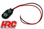 HRC9279   Battery Cable - for 9V Block